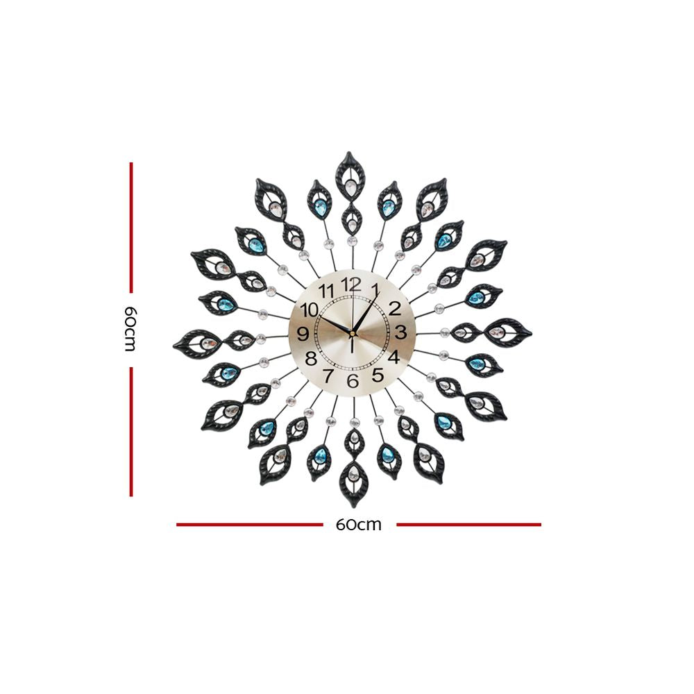 Large Modern 3D Crystal Wall Clock - House Things Home & Garden > DIY