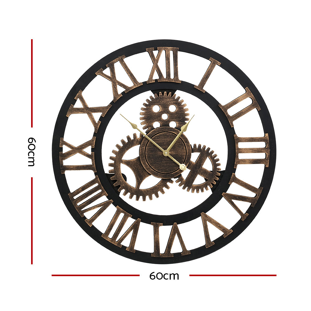 Wall Clock Large 3D Vintage - House Things Home & Garden > DIY