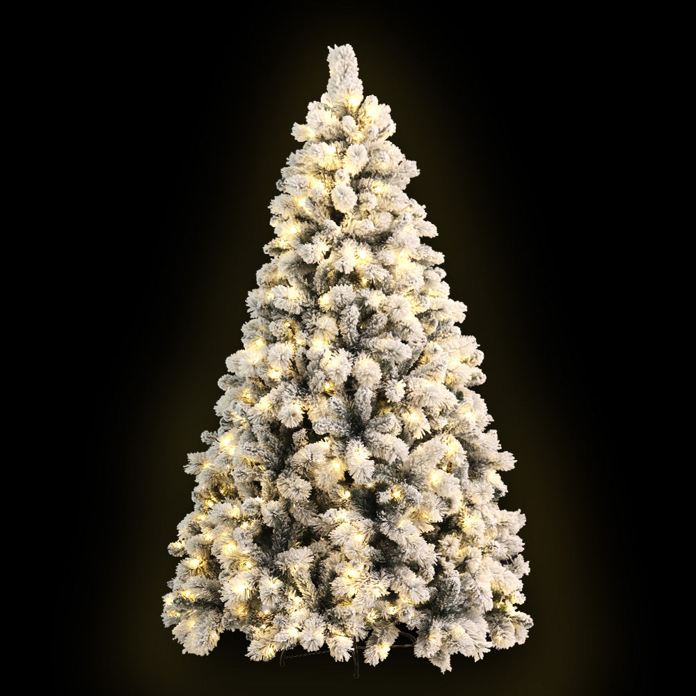 1.8 Meter LED Christmas Tree with 350 LED Lights and Snowy Tips