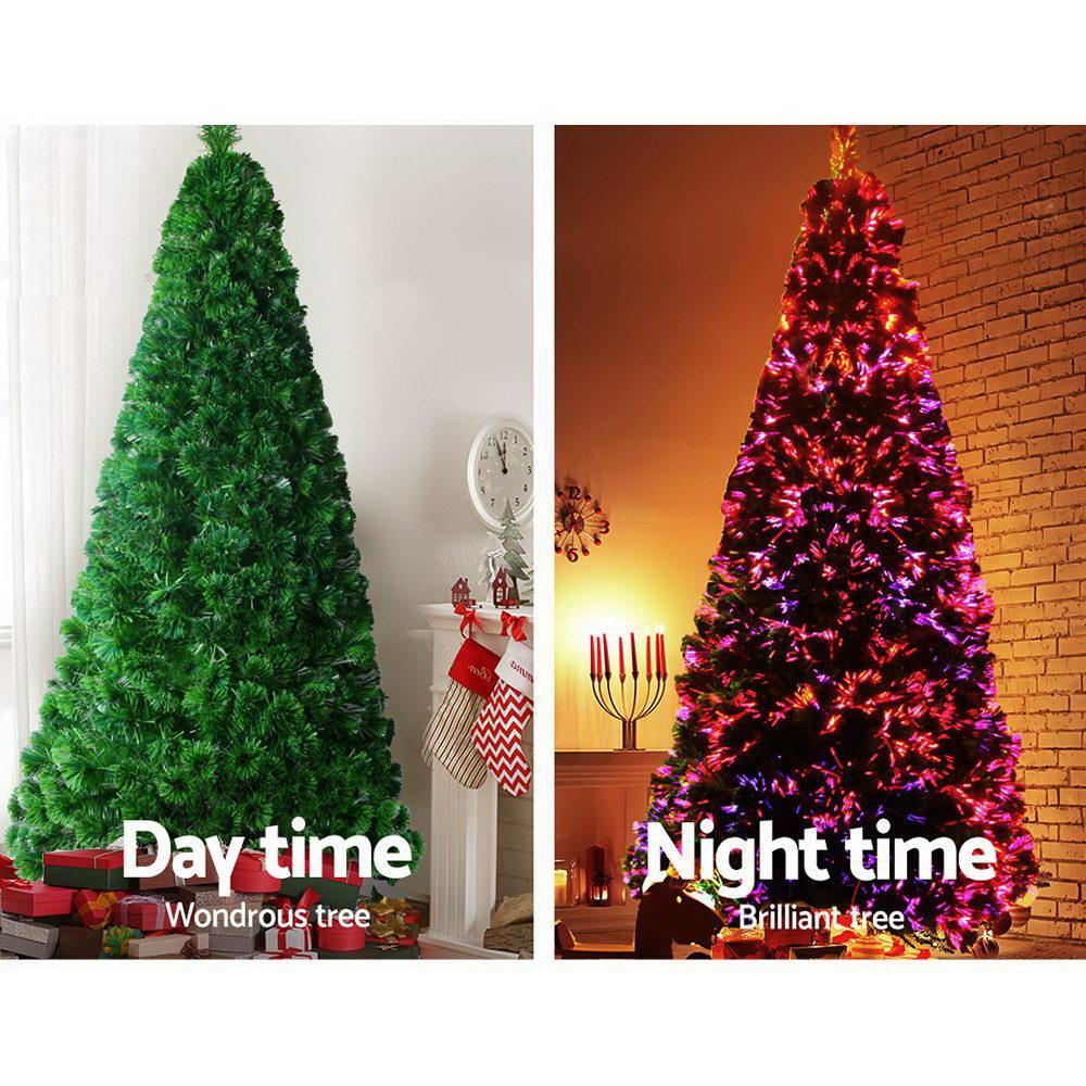 2.1M 7FT LED Christmas Tree Multi Colour Lights - House Things Occasions > Christmas