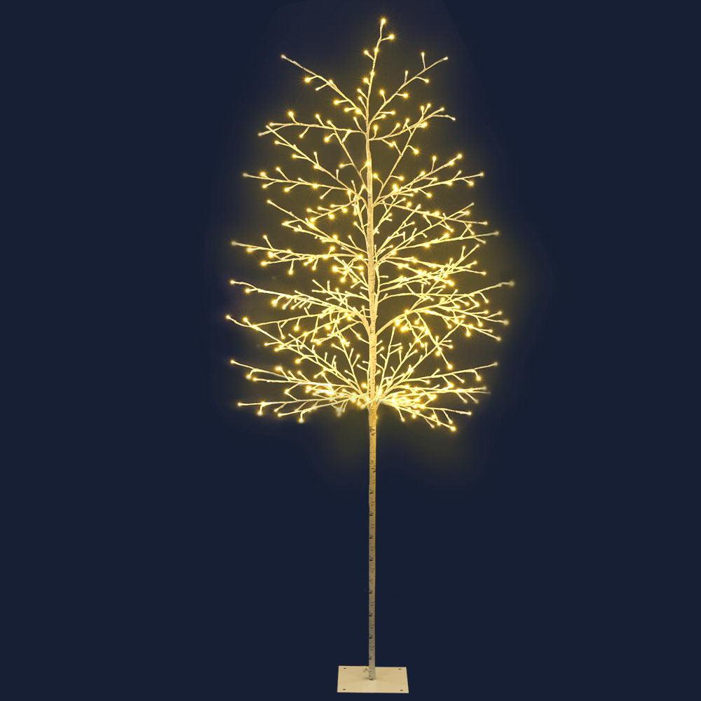 2.1M LED Christmas Branch Tree 480 LED Optic Fiber - House Things 