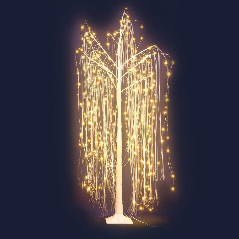 1.8M LED Christmas Tree Fibre Optic Warm Lights - House Things Occasions > Christmas