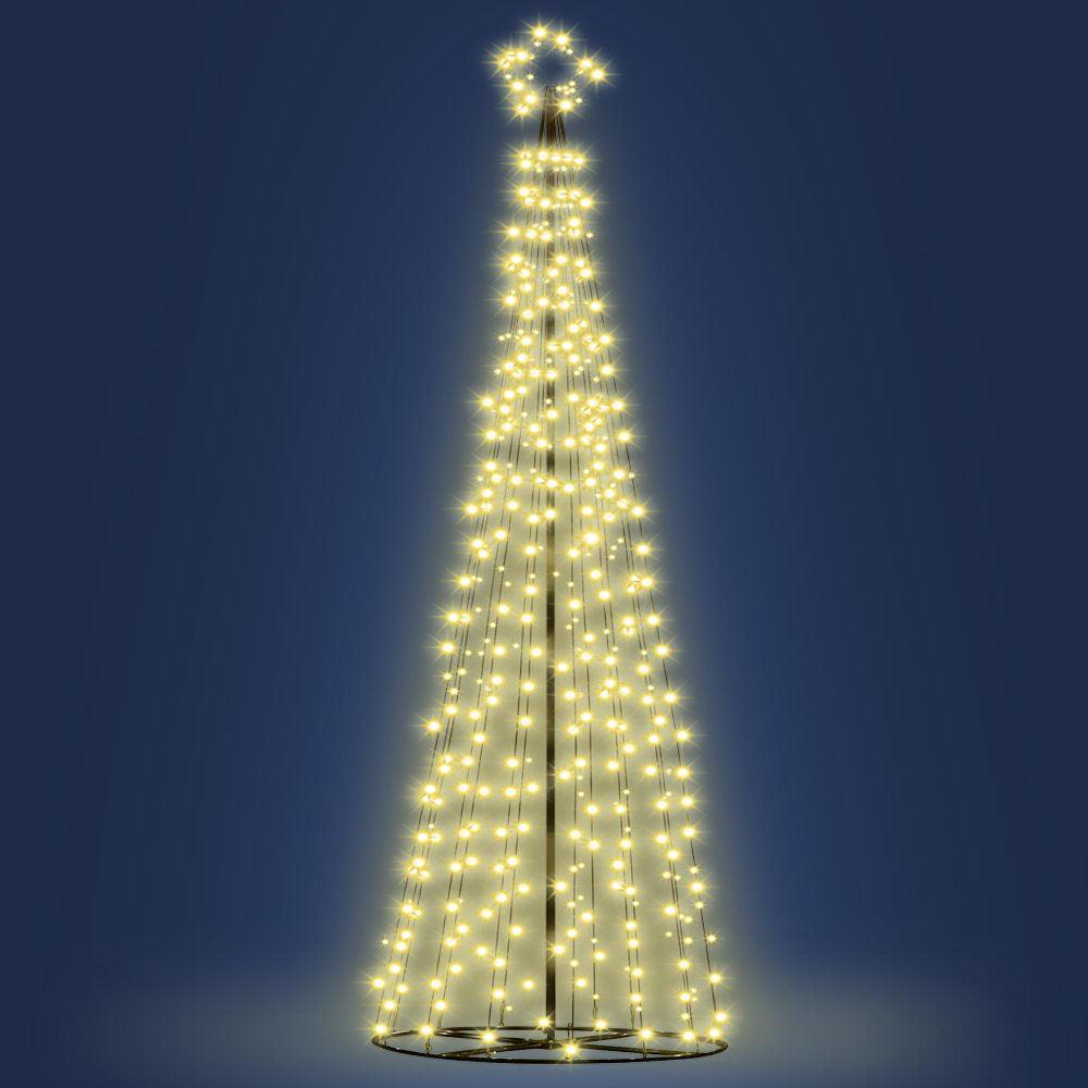 3.6M LED Christmas Tree Lights Xmas 400pc LED Warm White Optic Fiber - House Things Occasions > Christmas