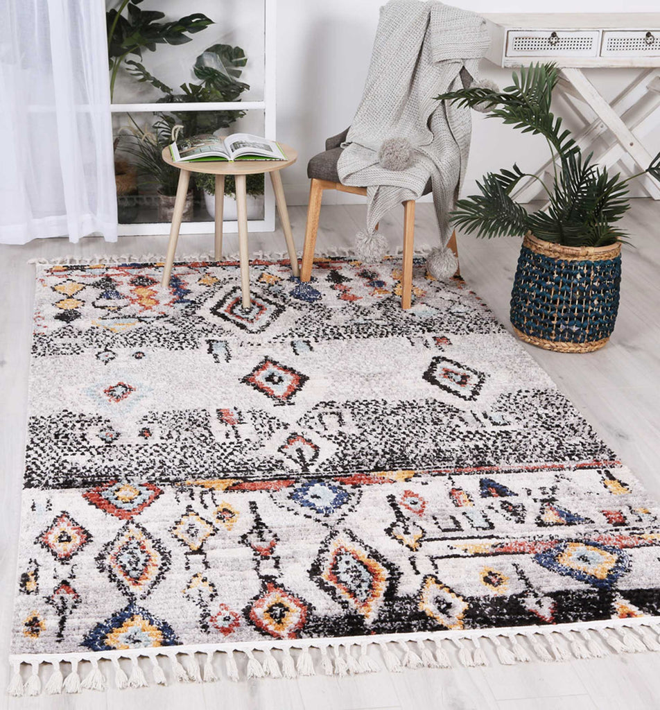 Nahla Moroccan Silver Rug - House Things Modern