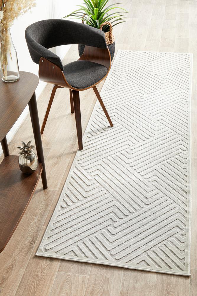 York Cindy Natural White Runner Rug - House Things YORK COLLECTION