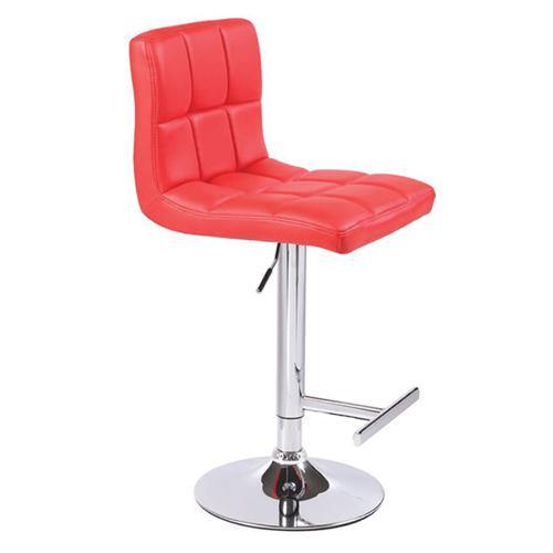 Jay Red Swivel Bar Stool Gas Lift - Set of 2 - House Things Furniture > Bar Stools & Chairs