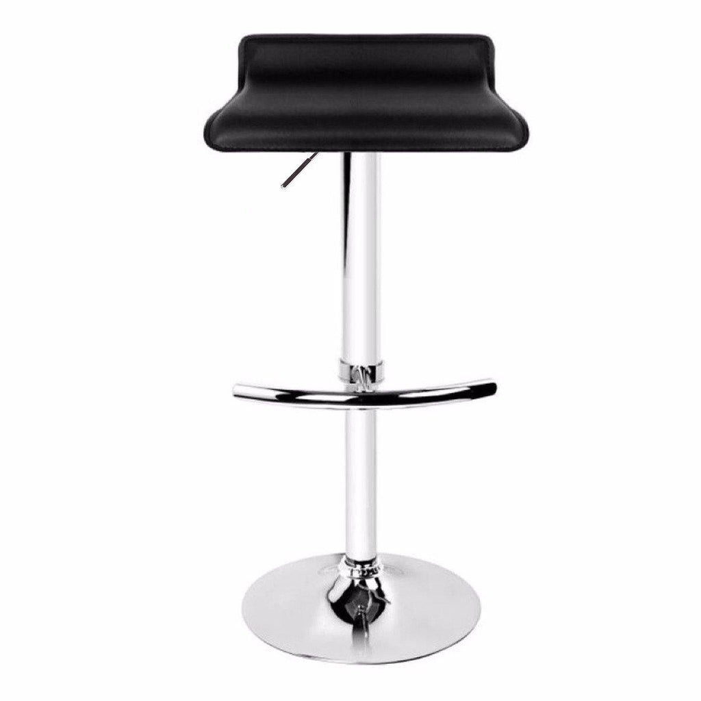 Dari Barstool Leather Seat Chrome Gas Lift Set of 2 - House Things Furniture > Bar Stools & Chairs