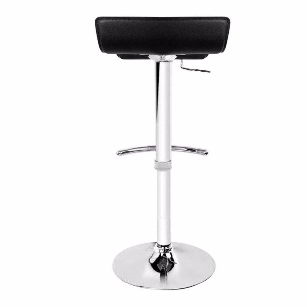 Dari Barstool Leather Seat Chrome Gas Lift Set of 2 - House Things Furniture > Bar Stools & Chairs