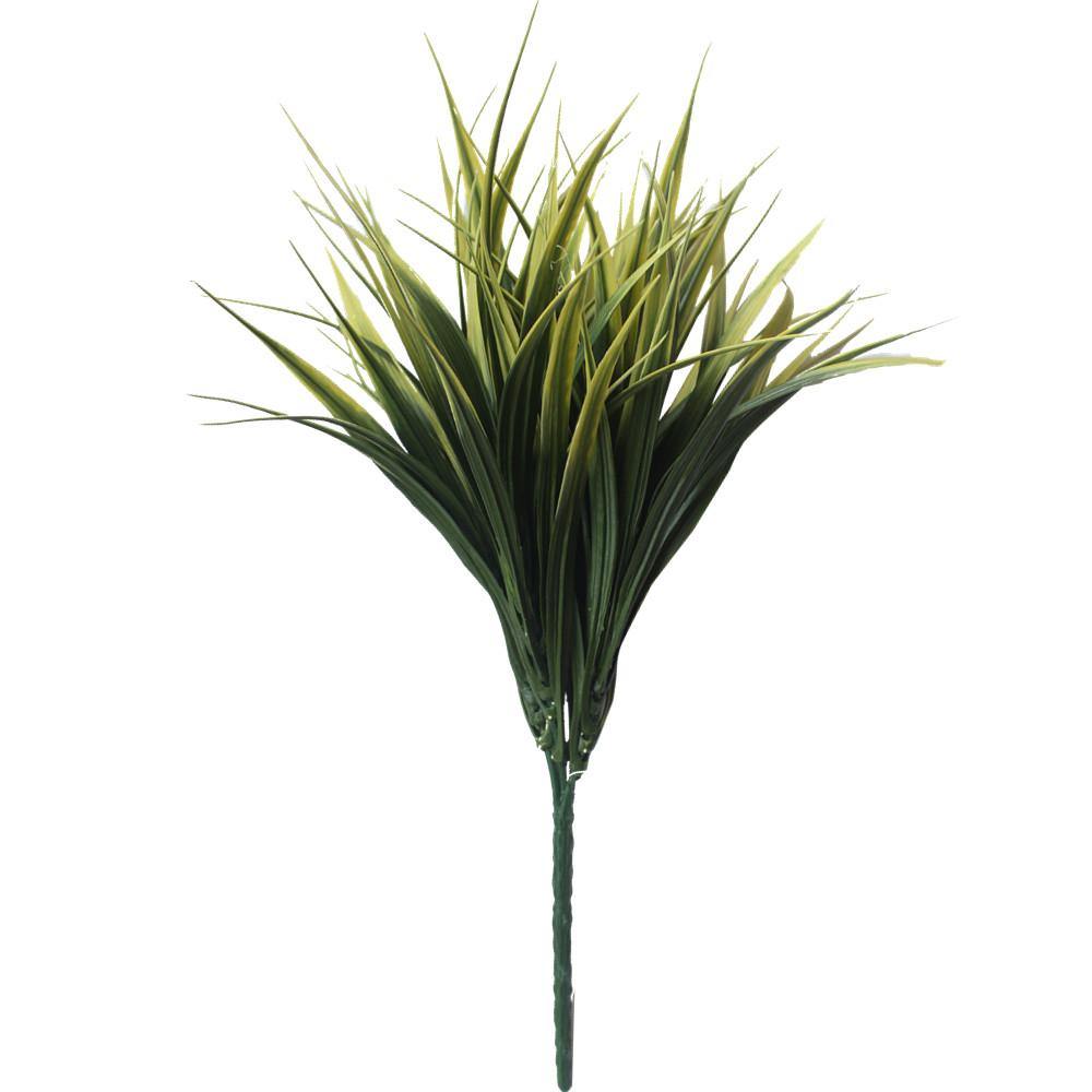 Yellow Tipped Grass Stem UV Resistant 35cm - Housethings 