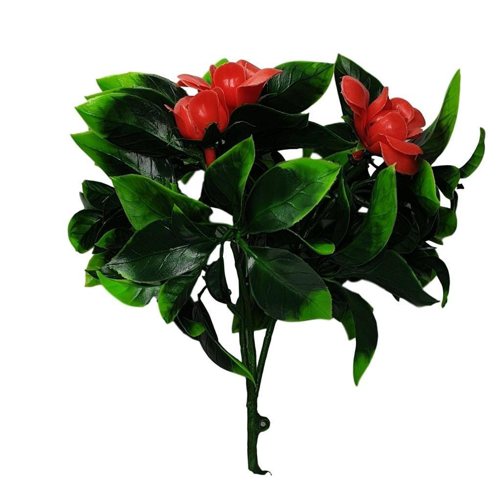 Elegant Red Rose Vertical Garden / Green Wall UV Resistant 100cm x 100cm - Housethings 