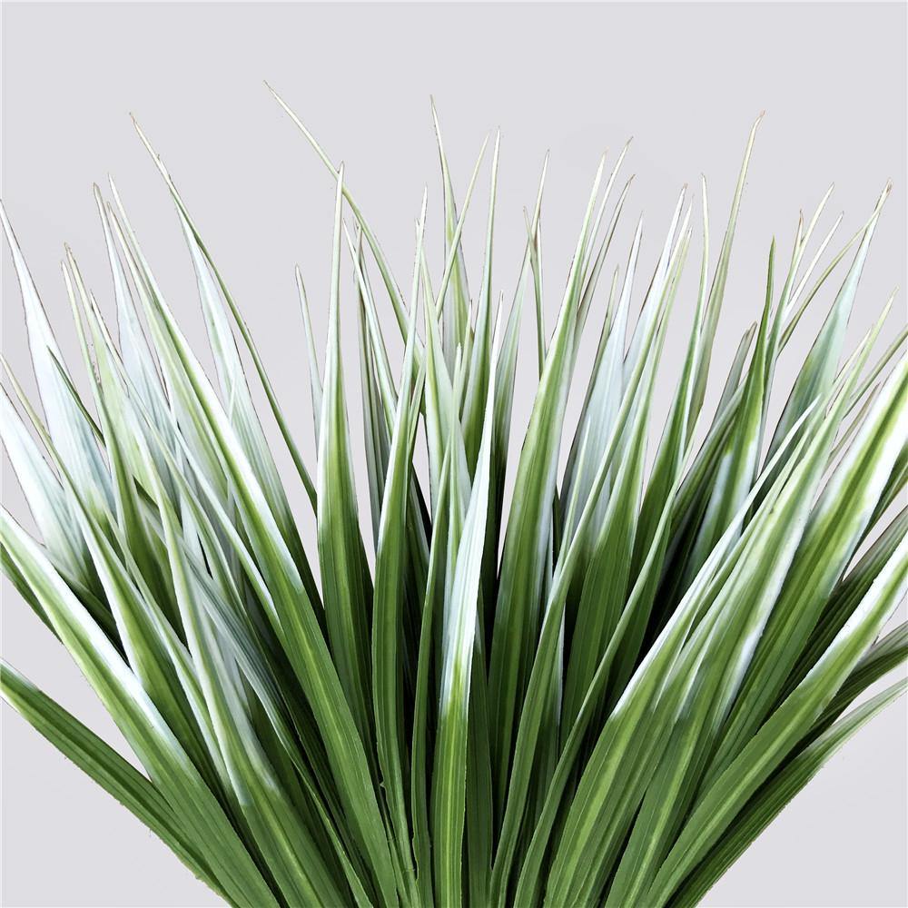 White Tipped Grass Stem UV Resistant 35cm - Housethings 
