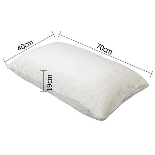 Set of 2 Visco Elastic Memory Foam Pillows - House Things Home & Garden > Bedding