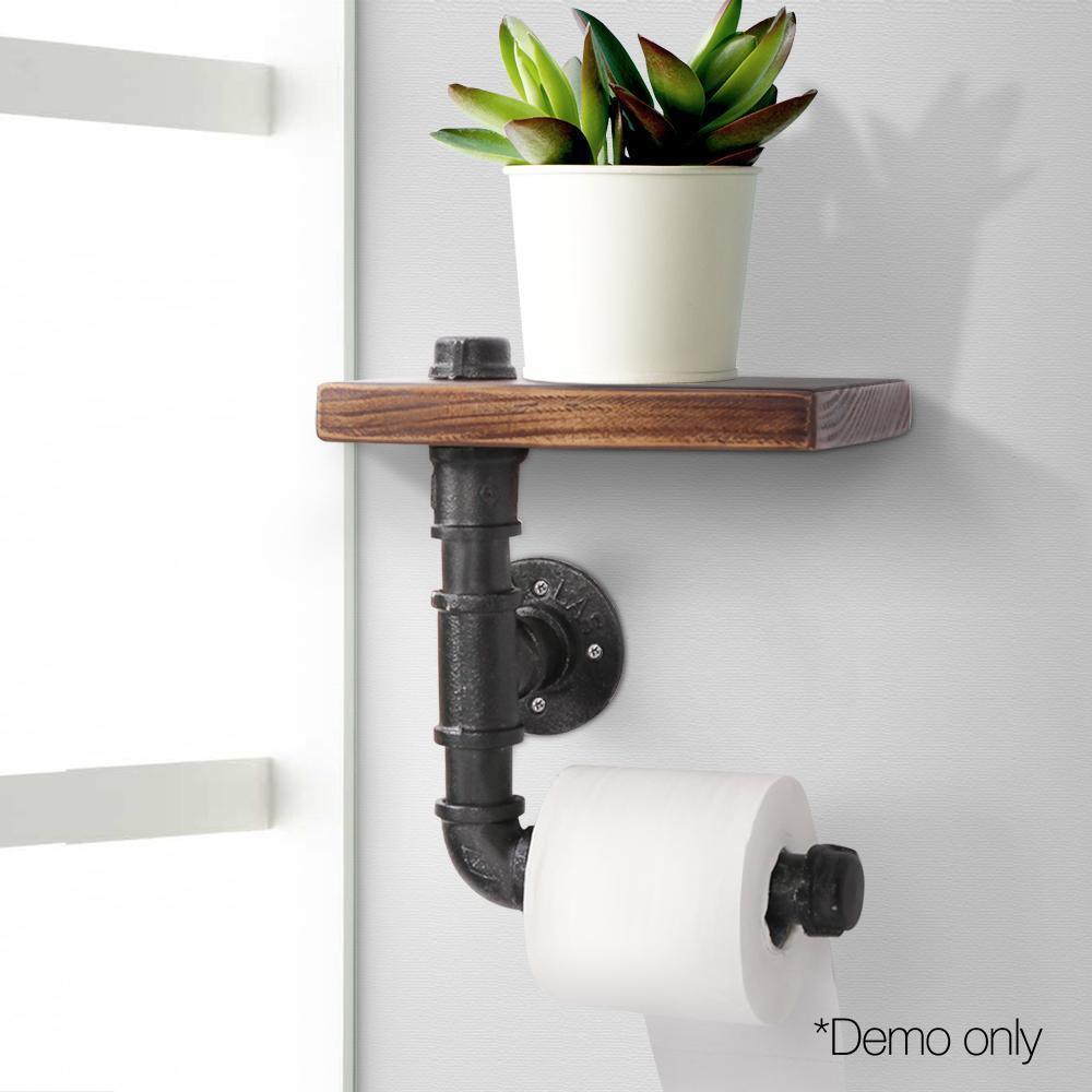Artiss DIY Bathroom Toilet Roll Holder - House Things Toilet Roll holder