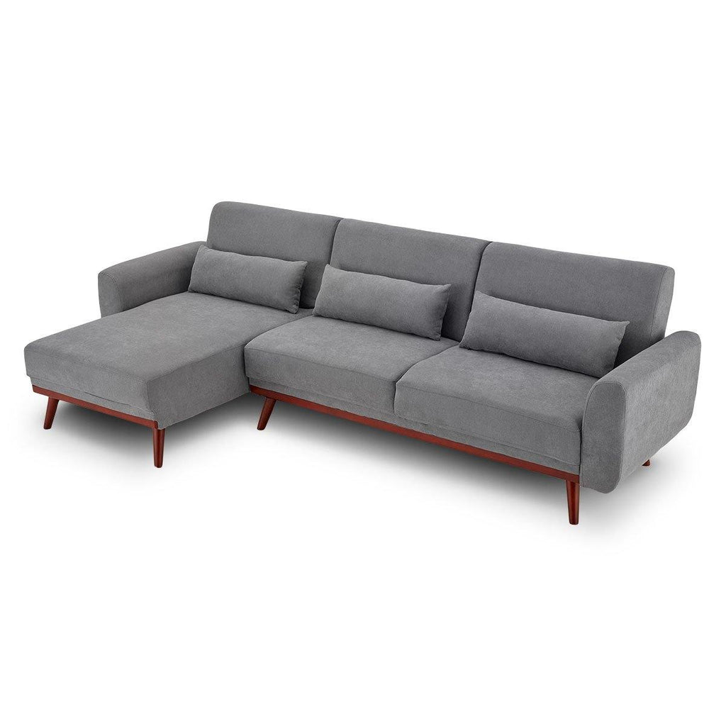 Ziggy Fold-down Couch  Cushions Grey - Housethings 