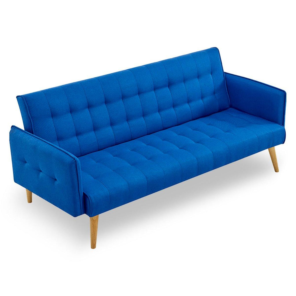 Forrester 3 Seater Modular Sofa Bed - Blue - Housethings 