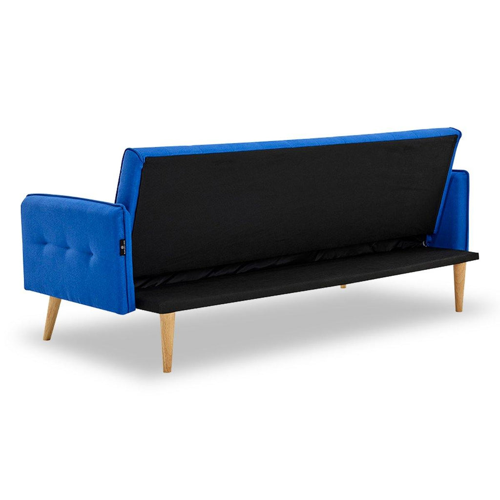 Forrester 3 Seater Modular Sofa Bed - Blue - Housethings 
