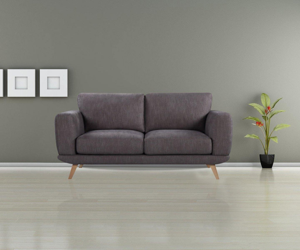 Modern Stylish Brown Corsica Sofa 2 Seater - House Things Furniture > Sofas