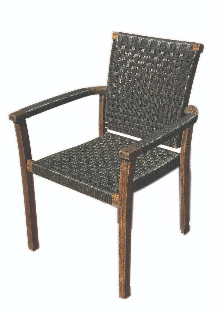 Timber & Rattan Chair - Housethings 